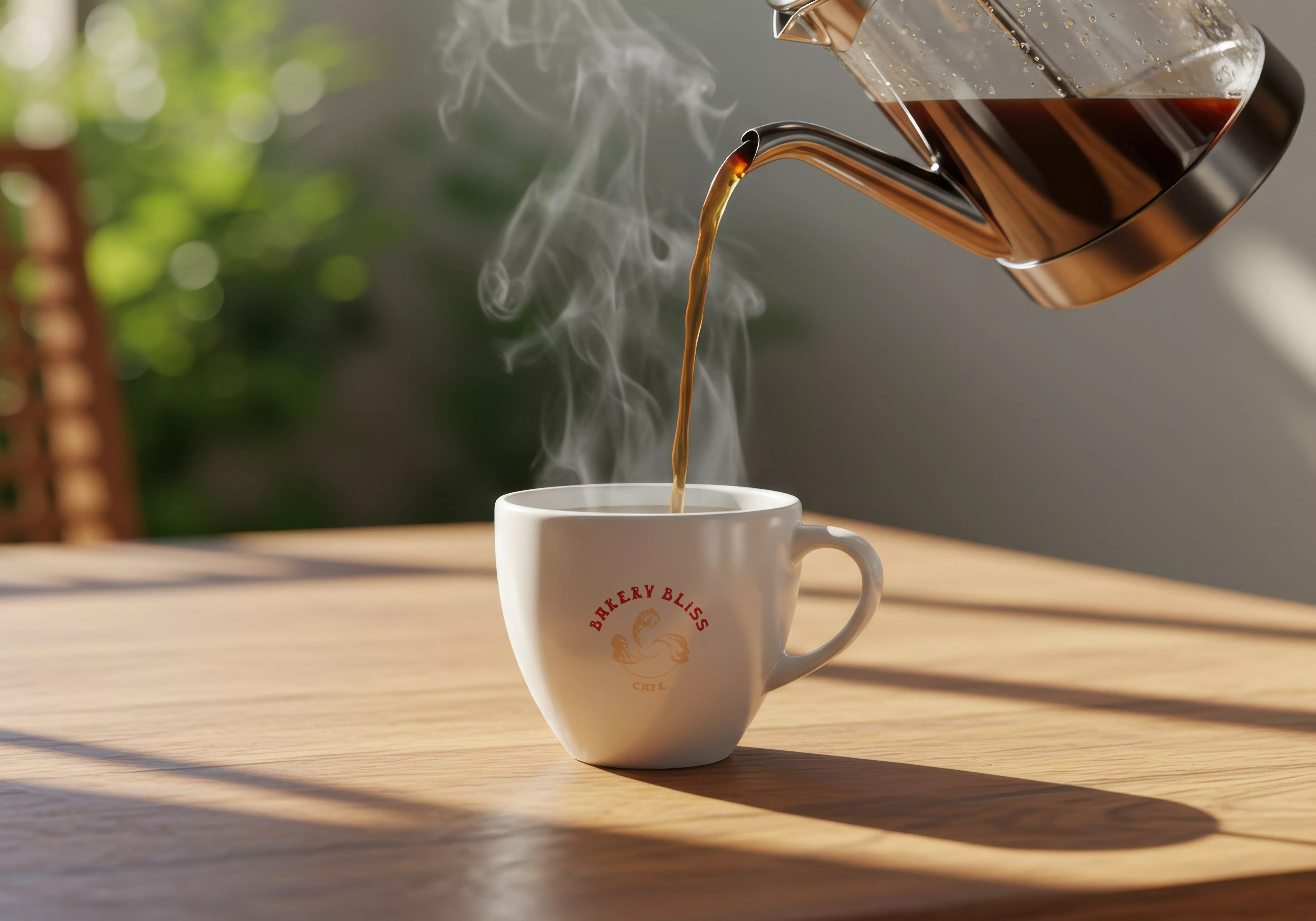 Service café à biarritz soleil détente